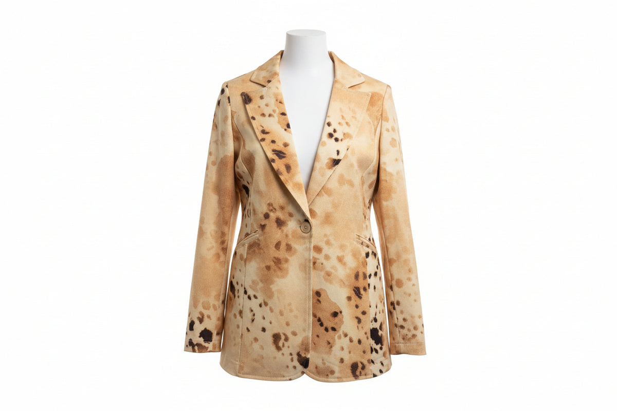 giacca cotone macchie (X2153-F2)