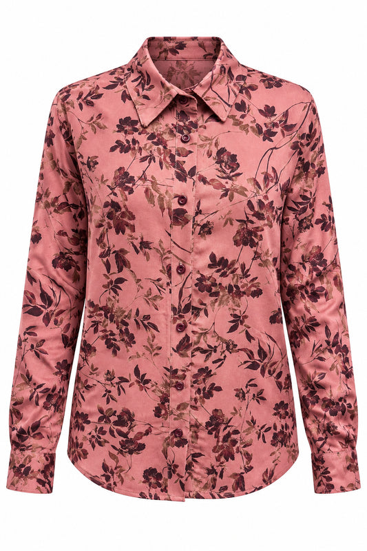 camicia viscosa fiorata (X2374)