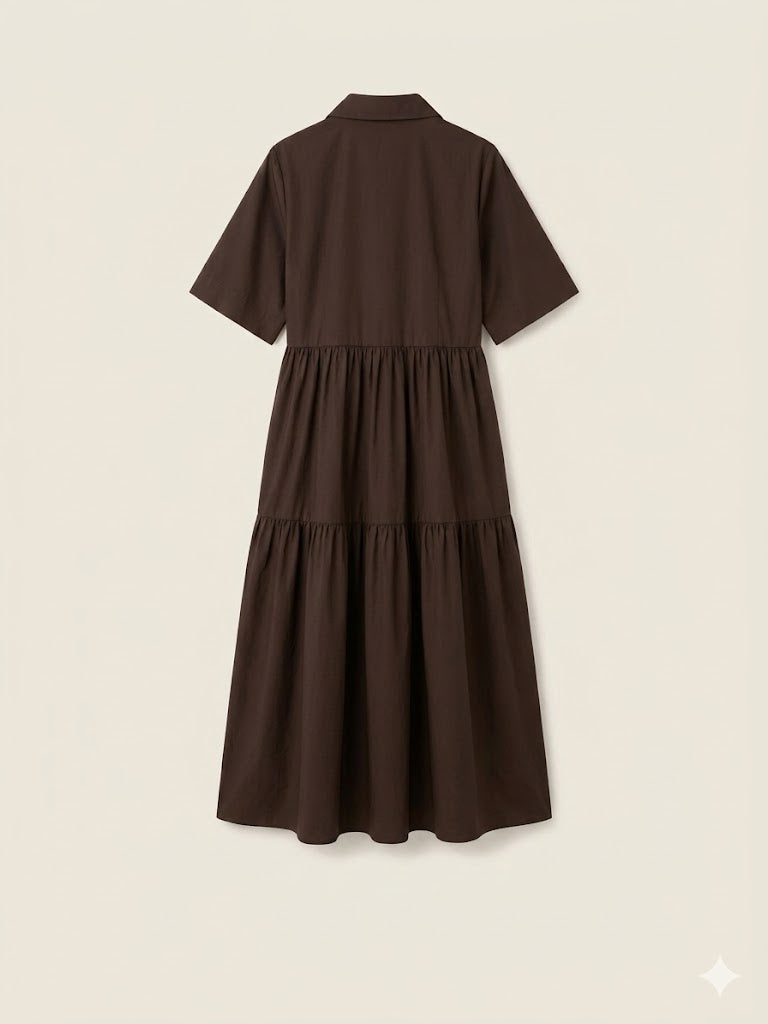 abito cotone a balze