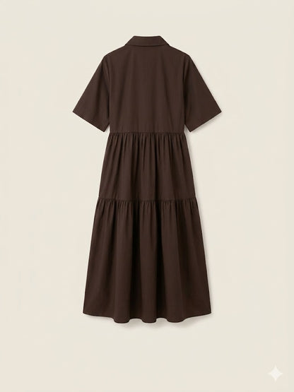 abito cotone a balze