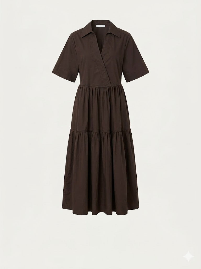 abito cotone a balze