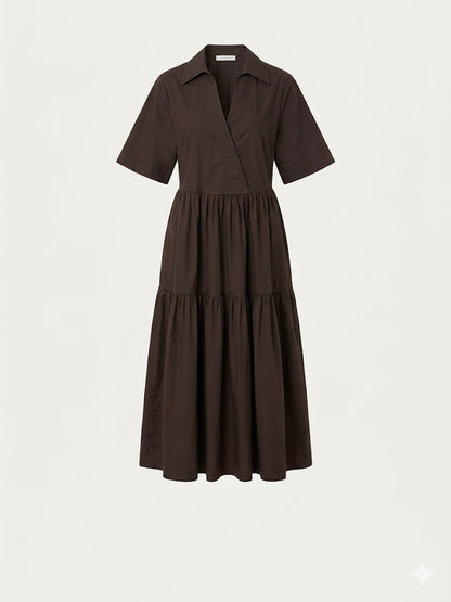 abito cotone a balze