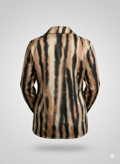 camicia viscosa stampa degrade'