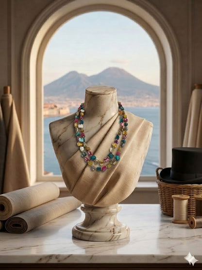 collana con pietre naturali