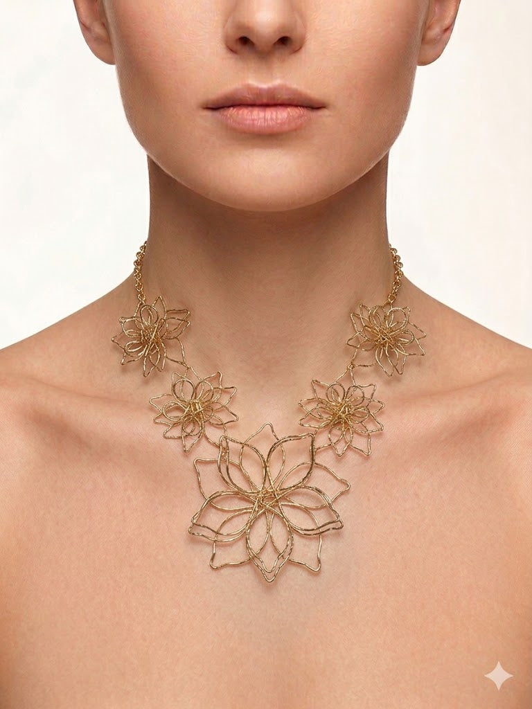collana fiore stilizzato