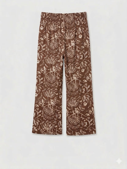 pantalone cotone fantasia