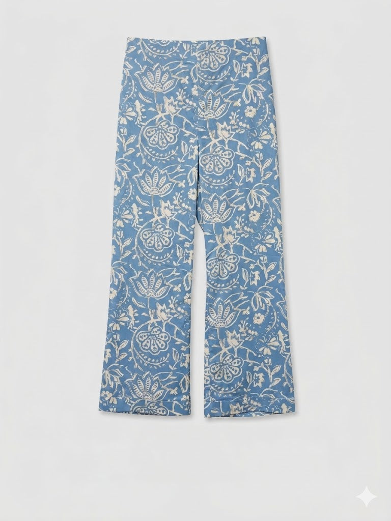 pantalone cotone fantasia