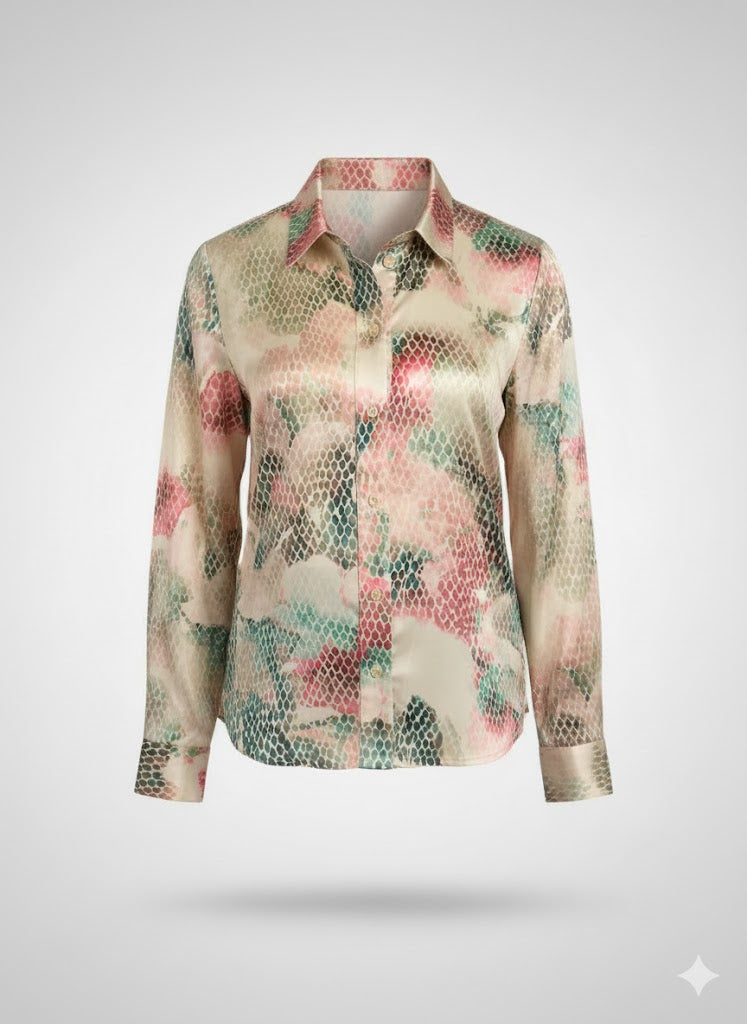 camicia stampa squame