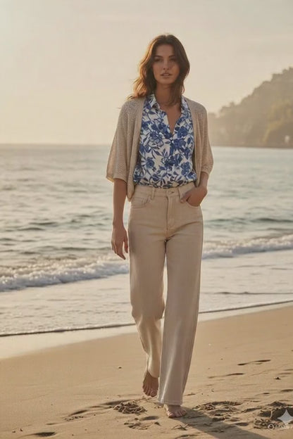 cardigan cotone traforato