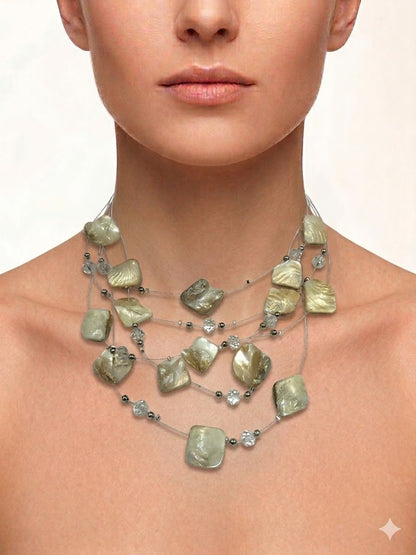 collana multipietre