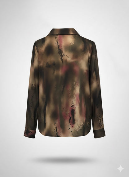 camicia viscosa sfumata