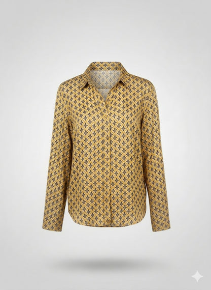 camicia viscosa rombi