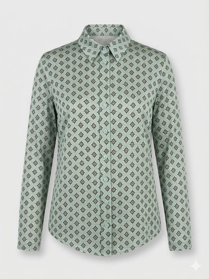 camicia viscosa rombi