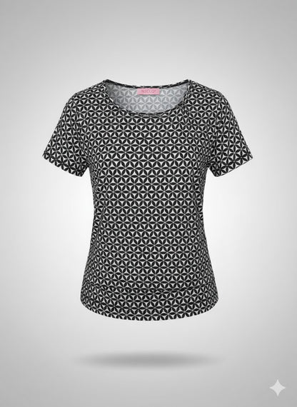 t-shirt raso triangoli