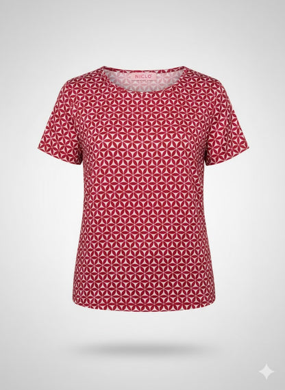 t-shirt raso triangoli