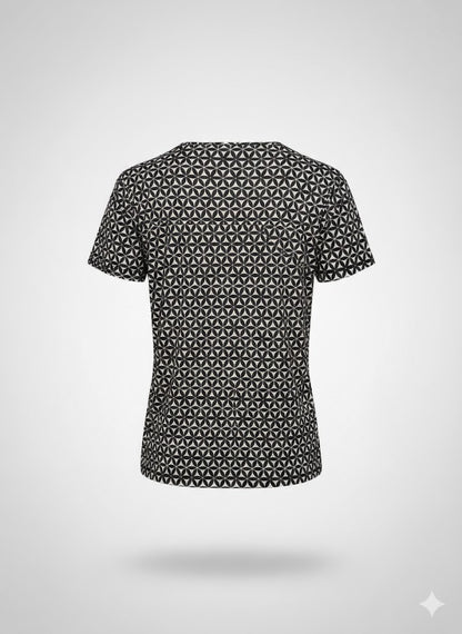 t-shirt raso triangoli