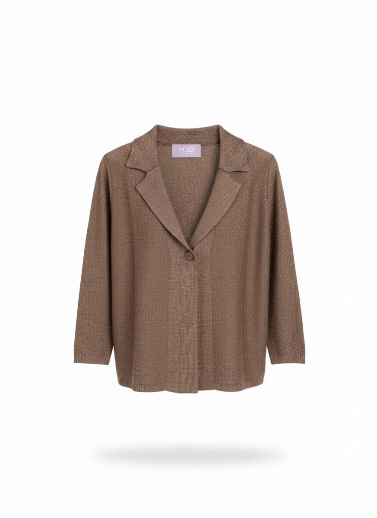 giacca in cotone paillettes