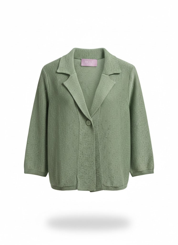 giacca in cotone paillettes