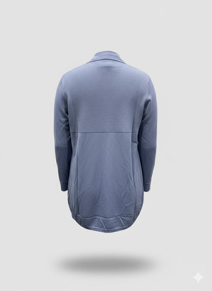 cardigan lungo sciallato