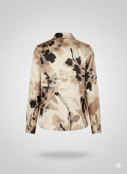 camicia viscosa stampa ramo