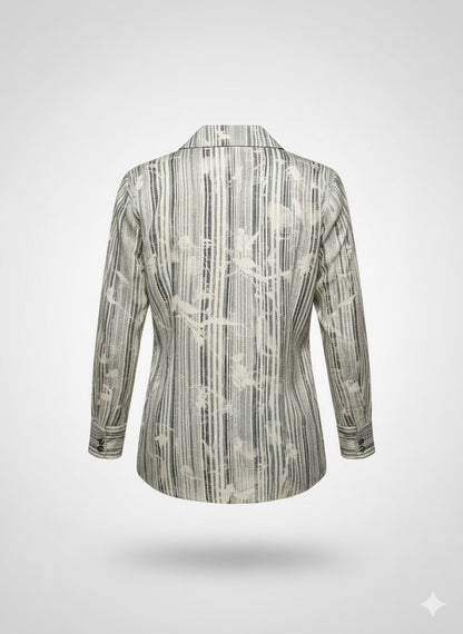 camicia viscosa rigata